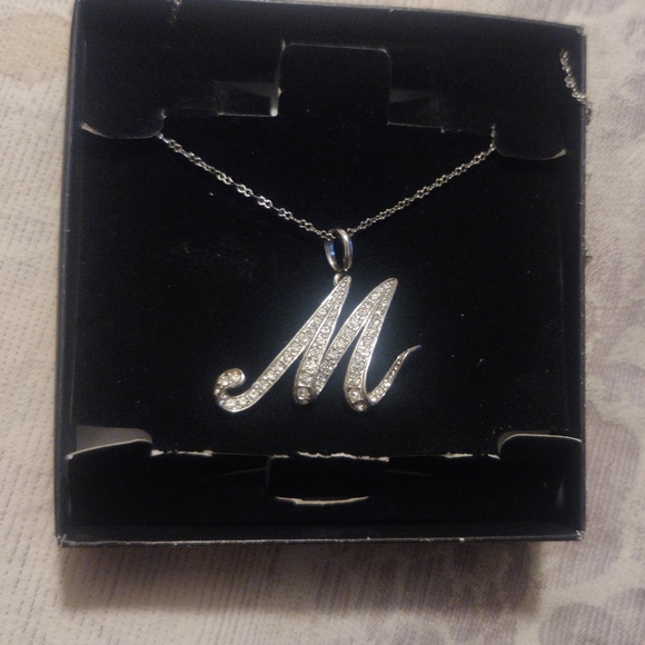 Nolan Miller Script Initial Pendant w/ Adjustable Chain (16"L plus 2"L extender) - Picture 4 of 4